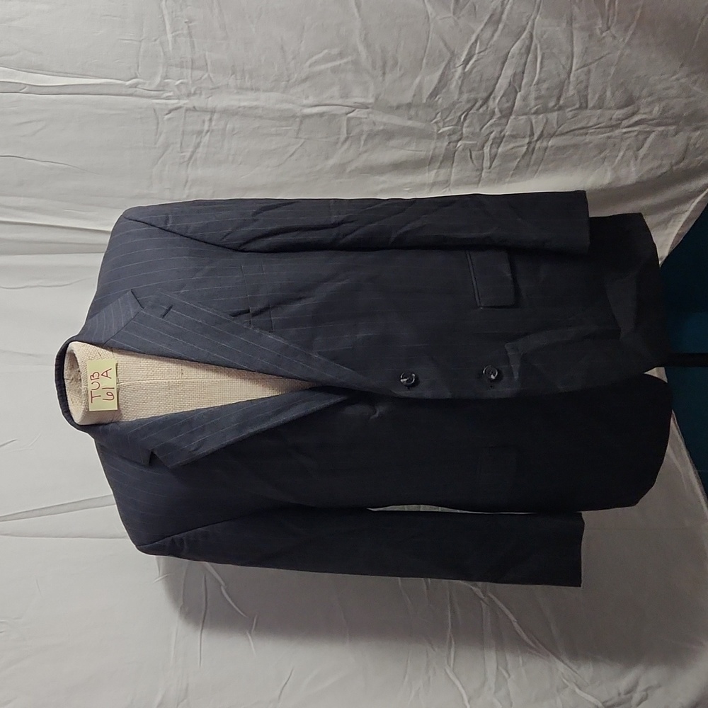Chaps 100% Wool Mens Suit Jacket Size 42L